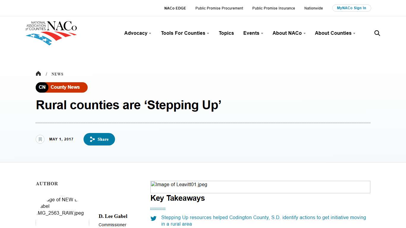 Rural counties are ‘Stepping Up’ | National Association of Counties